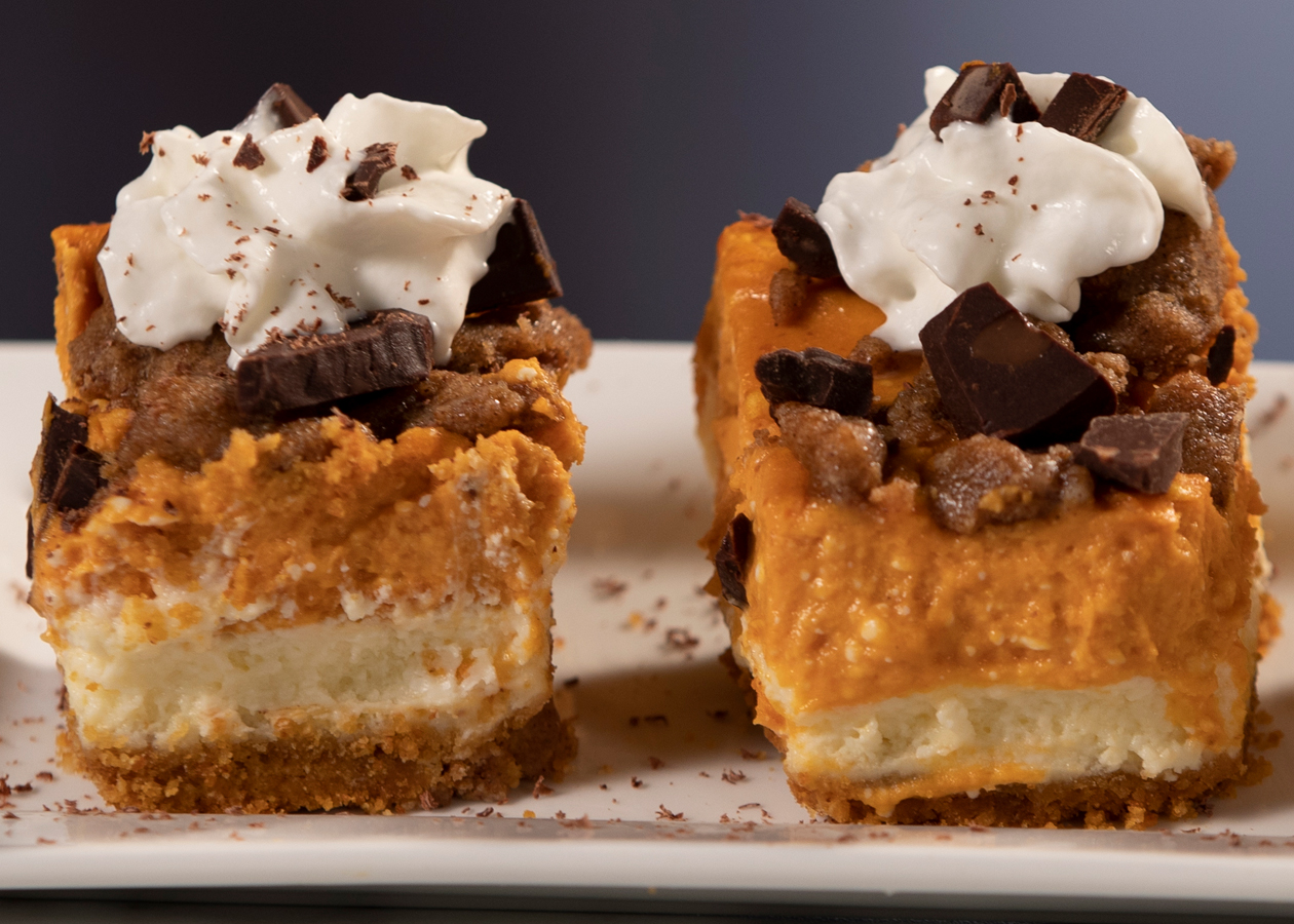 pumpkin cheesecake bars recipe america's test kitchen