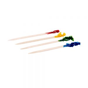 3" Color Frill Toothpicks | Raw Item