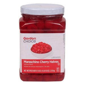 Halved Maraschino Cherries | Packaged