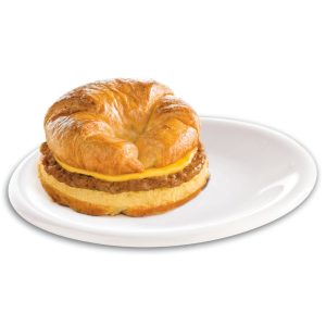Sausage, Egg & Cheese Croissant | Styled