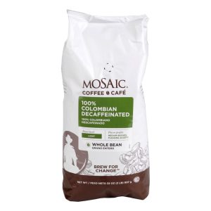 Columbian Whole Bean Decaf Coffee | Packaged
