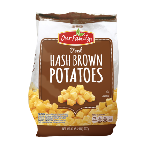 Diced Hash Brown Potatoes | Packaged
