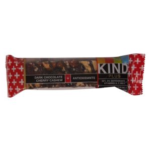 Dark Chocolate Cherry Cashew Bars | Packaged