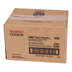 Taco Sauce Packets | Corrugated Box