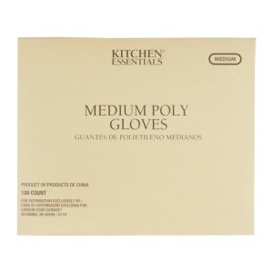 Embossed Poly Gloves | Packaged