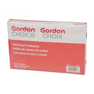 Frill Wood Toothpicks | Packaged