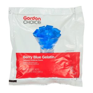 Berry Blue Gelatin Mix | Packaged
