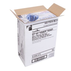 Thinsense Blue Nitrile PF X-Large | Packaged