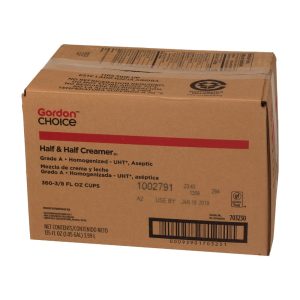 Half & Half Liquid Creamer Cups | Corrugated Box
