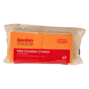 Natural Cheddar Cheese Slices | Packaged