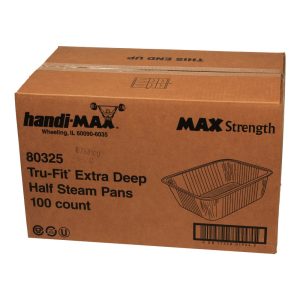 Tru-Fit Extra Deep Half Steam Pans | Corrugated Box