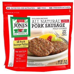 Fully Cooked Breakfast Sausage Patties | Packaged