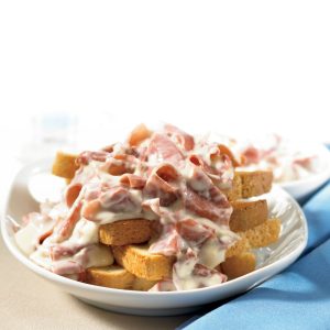 Creamed Chipped Beef Entree | Styled