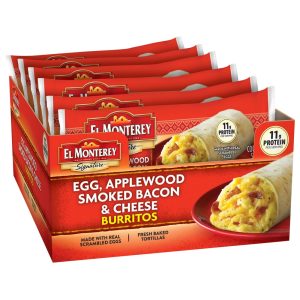 Egg, Applewood Smoked Bacon, & Cheese Burritos | Packaged