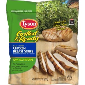 Grilled Chicken Breast Strips | Packaged