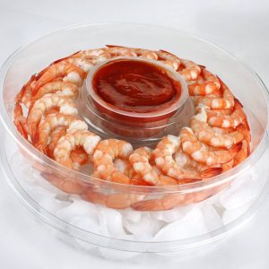 Cocktail Shrimp Ring with Sauce | Styled