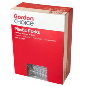 Clear Plastic Forks | Packaged
