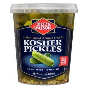 Whole Kosher Pickles | Packaged