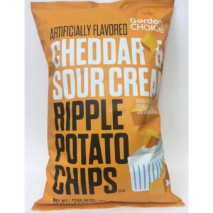 Rippled Sour Cream & Cheddar Potato Chips | Packaged