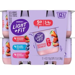 Dannon Light & Fit Nonfat Yogurt Pack | Styled