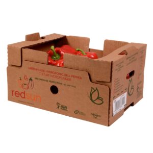 Large Red Peppers | Corrugated Box
