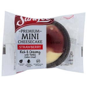 Mini Strawberry Cheesecake | Packaged