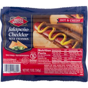 Jalapeno Cheddar Beef Franks | Packaged