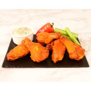 Hot & Spicy Chicken Wings, Bone-In | Styled