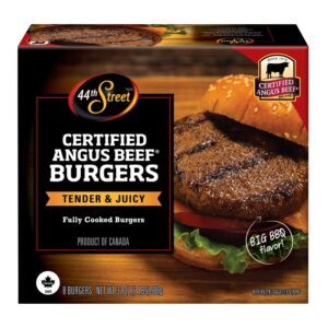Cooked Angus Beef Patty | Packaged