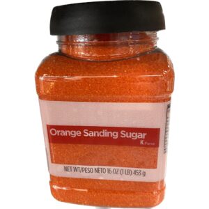 Orange Sanding Sugar | Packaged