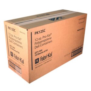 Plastic Containers, 12 oz. | Corrugated Box