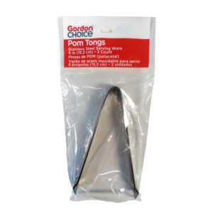 TONG POM 6″ S/S 12-2CT GCHC | Packaged