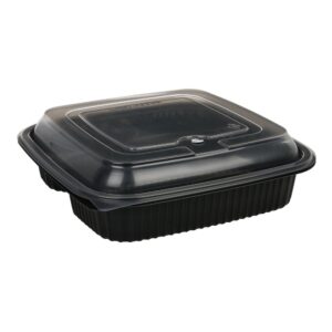 3-Compartment Containers & Lids | Raw Item