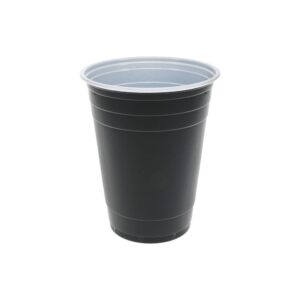 16 oz. Black Plastic Cups | Raw Item