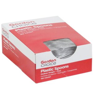 Heavyweight Clear Plastic Spoons | Packaged